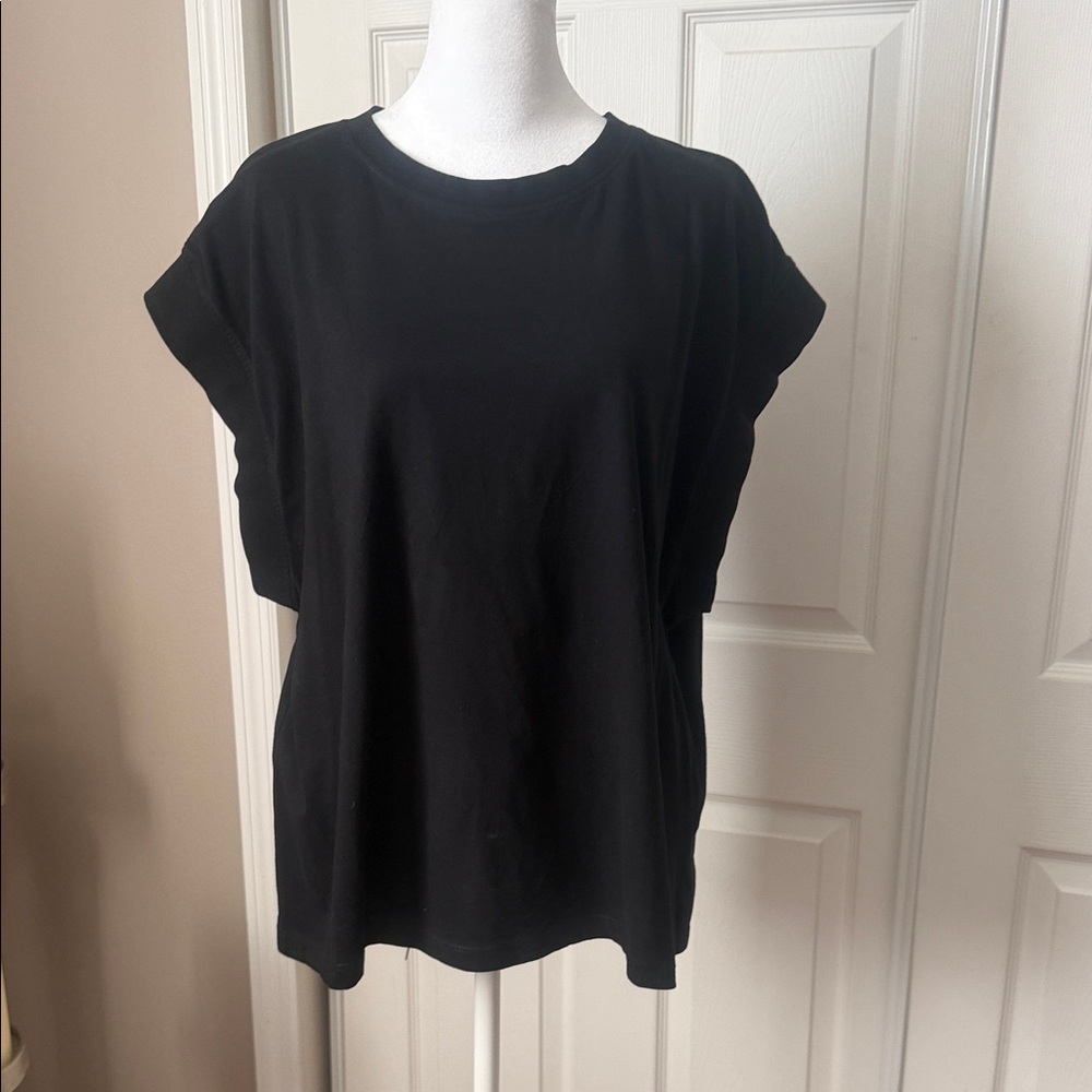 Zara Black Short Sleeve Tee